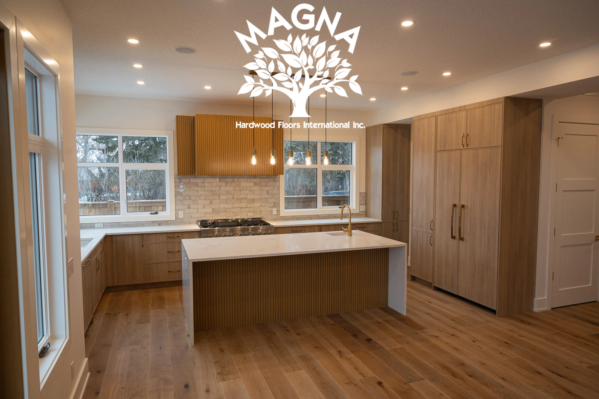 Hardwood floor by Magna Hardwood Floors International