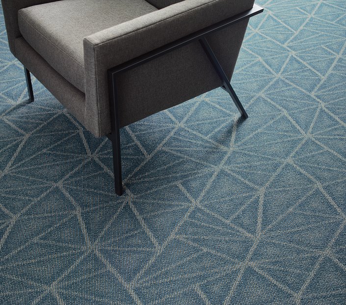 Custom cut and bound area rug sample