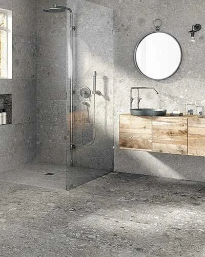 Porcelain tile sample